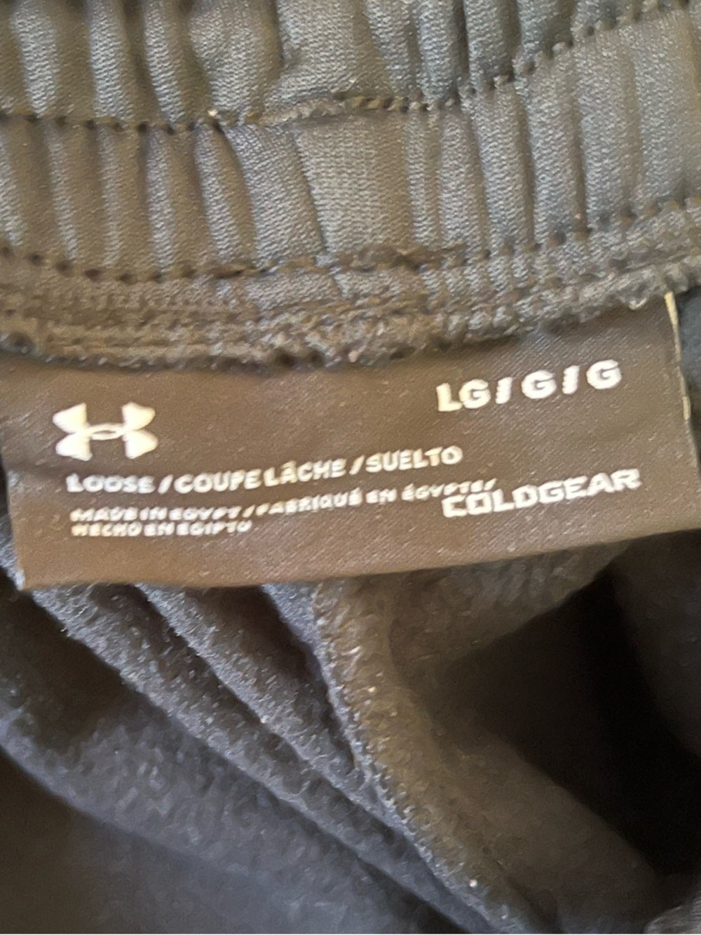 Bundle!!! 3 Under Armour Black&Grey Fleece-Lined Joggers - Picture 3 of 4